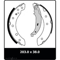New Genuine PROTEX Brake Shoe - Rear #N3273