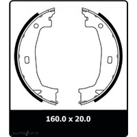 New Genuine PROTEX Parking Brake Shoe #N3281