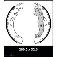 New Genuine PROTEX Brake Shoe - Rear #N3288
