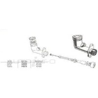 New Genuine PROTEX Clutch Master Cylinder #P6253