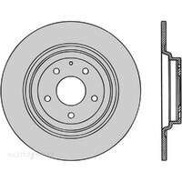 New Genuine PROTEX Disc Rotor #PDR1282H