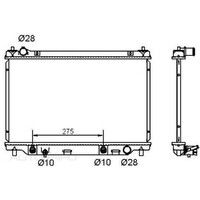 New Genuine PROTEX Radiator #RADMZ238