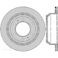 New Genuine PROTEX Rotor - Rear #SDR12902