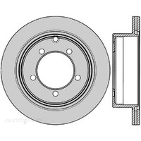 New Genuine PROTEX Rotor - Rear #SDR423