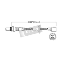 New Genuine DENSO Oxygen/lambda Sensor Post Catalytic Converter #EGO-593