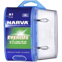 New Genuine NARVA Globe 12V 55W H1 Everlife - 2 Pce  #48322BL2
