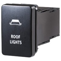 NARVA Sealed Push Switch Off/On SPDT 12V Blue LED Illuminate Roof Light #63308BL