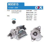 New Genuine OEX Starter Motor #MXS815