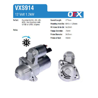 New Genuine OEX Starter Motor #VXS914