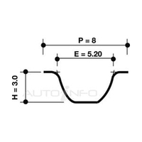 New Genuine DAYCO Timing Belt #94604
