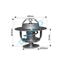 New Genuine DAYCO Thermostat 54mm Dia 82C  #DT124A
