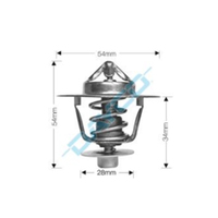 New Genuine DAYCO Thermostat 54mm Dia 91C  #DT25B