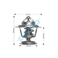 New Genuine DAYCO Thermostat 54mm Dia 82C #DT36A