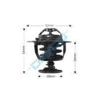 New Genuine DAYCO Thermostat 52mm Dia 77C  #DT46E