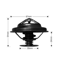 New Genuine DAYCO Thermostat 67mm Dia 89C #DT58G