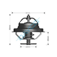New Genuine DAYCO Thermostat 67mm Dia 77C #DT74E