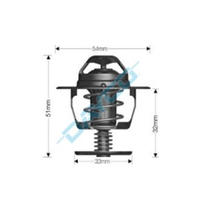 New Genuine DAYCO Thermostat 54mm Dia 82C  #DT78A