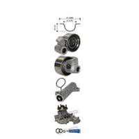 New Genuine DAYCO Timing Belt Kit #KTBA153HP