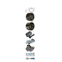 New Genuine DAYCO Timing Belt Kit & Water Pump #KTBA303HP