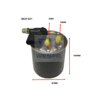 New Genuine COOPER Fuel Filter #WCF321