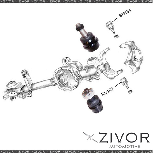 2x PROTEX Ball Joints-Front Lower For JEEP WRANGLER JK 2D 2007-2016 #BJ3185
