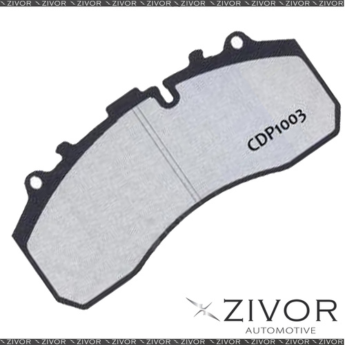 2x Brake Pad - Front For MERCEDES BENZ OH 1728 382 2D Bus RWD 2004 - 2006