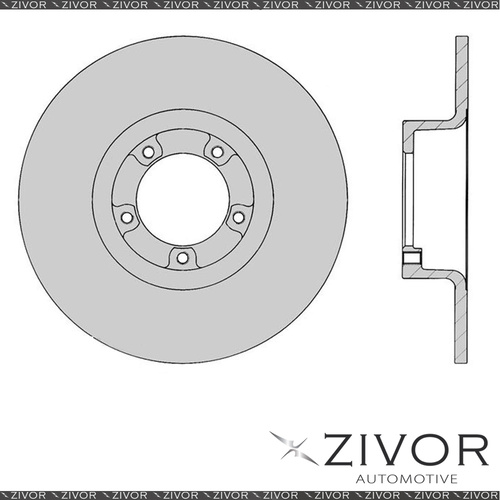 2x PROTEX Rotors - Front For HOLDEN PANEL VAN HD 2D Van RWD 1965 - 1966 #DR001