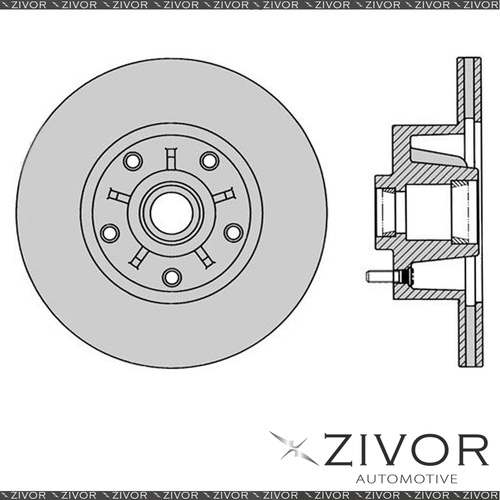 2x PROTEX Rotors - Front For HOLDEN STATESMAN VQ 4D Sdn RWD 1990 - 1994 #DR017