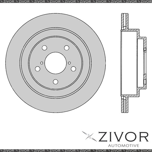 2x PROTEX Rotors - Front For SUZUKI SWIFT . 4D H/B FWD 1986 - 1988 #DR022
