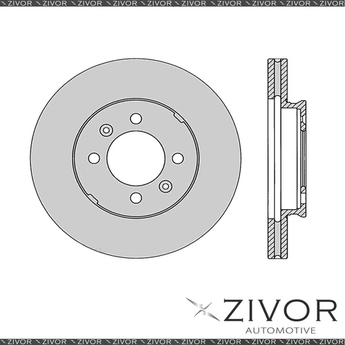 2x PROTEX Rotors - Front For MG MGF . 2D Conv RWD 1995 - 2004 #DR063