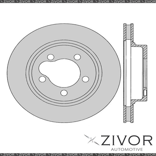2x PROTEX Rotors - Rear For FORD FALCON XC 2D Ute RWD 1976 - 1979 #DR103