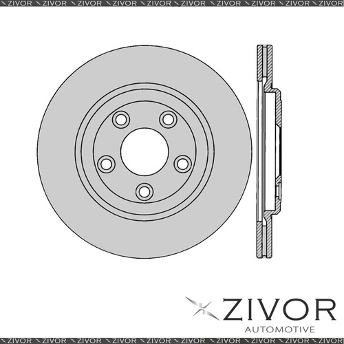 2x PROTEX Rotors - Rear For JAGUAR XJ8 X350 4D Sdn RWD 2003 - 2006 #DR12122