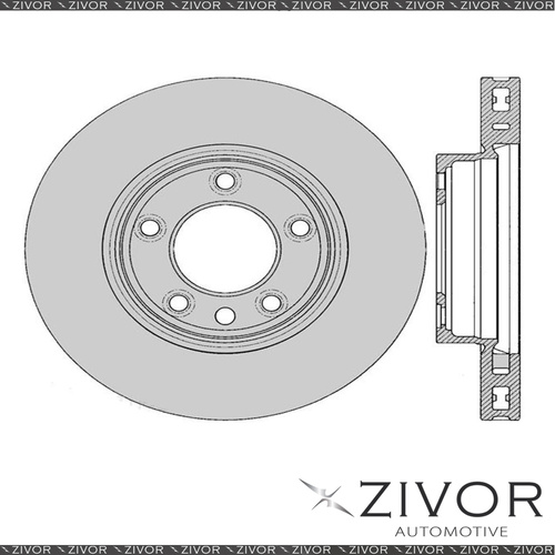 2x PROTEX Rotors - Front For VOLKSWAGEN TOUAREG 7L 4D SUV 4WD 2003-2011 #DR12355