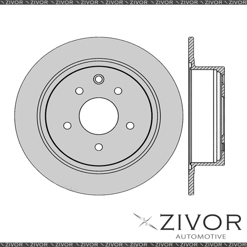 2x PROTEX Rotors - Rear For NISSAN ALTIMA L33 4D Sdn FWD 2013 - 2016 #DR12361