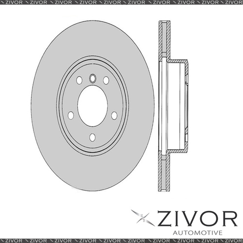 2x PROTEX Rotors - Front For BMW 530i E61 4D Wgn RWD 2005 - 2010 #DR12369