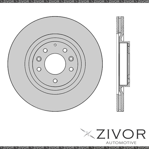 2x PROTEX Rotors - Front For MAZDA RX-8 FE 4D Cpe RWD 2003 - 2012 #DR12375