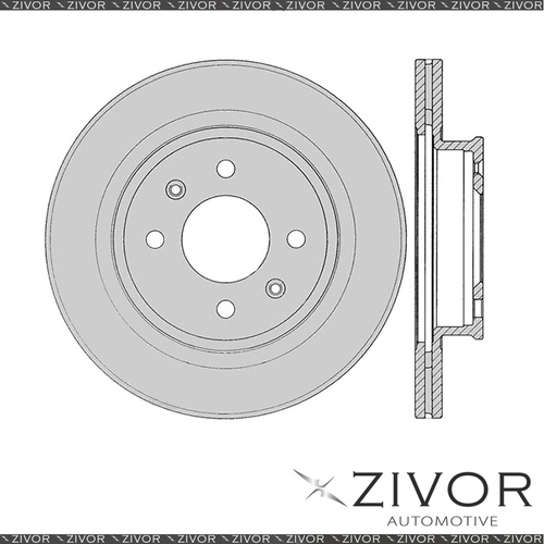 2x PROTEX Rotors - Front For HYUNDAI GETZ TB 2D H/B FWD 2002 - 2011 #DR12394