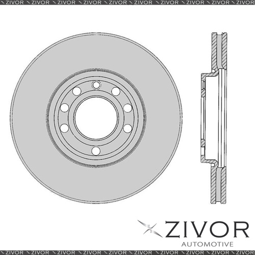 2x PROTEX Rotors - Front For HOLDEN VECTRA ZC 4D Sedan FWD 2003 - 2006 #DR12428