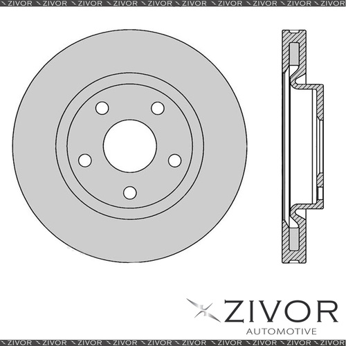2x PROTEX Rotors - Front For HOLDEN COMMODORE VF 2D Ute RWD 2013 - 2016 #DR12436