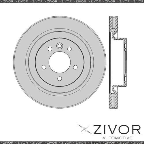 2x PROTEX Rotors-Front For LAND ROVER RANGE ROVER . 4D SUV 4WD 2005-2007 DR12461