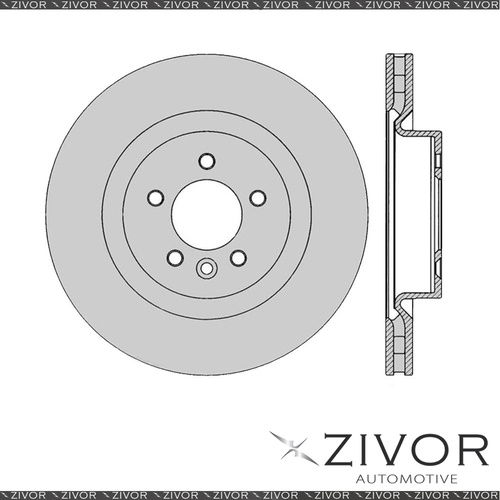2x PROTEX Rotors - Front For RANGE ROVER SPORT LW 4D SUV AWD 2013-2016 #DR12473