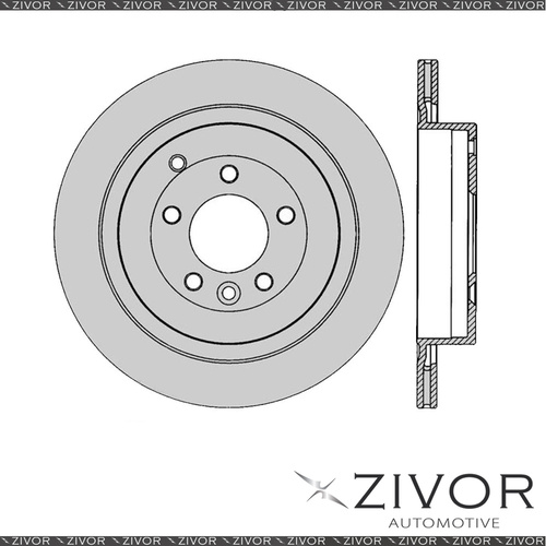 2x PROTEX Rotors-Rear For LAND ROVER DISCOVERY 4 SERIES 4 4D 2009-2016 #DR12474