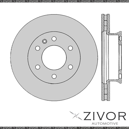2x PROTEX Rotors-Front For MERCEDES BENZ SPRINTER 315CDI 2D 2006-2010 #DR12523