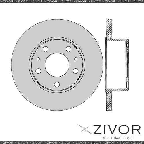 2x PROTEX Rotors - Rear For IVECO DAILY 35S14 3D VAN RWD 2005 - 2013 #DR12544