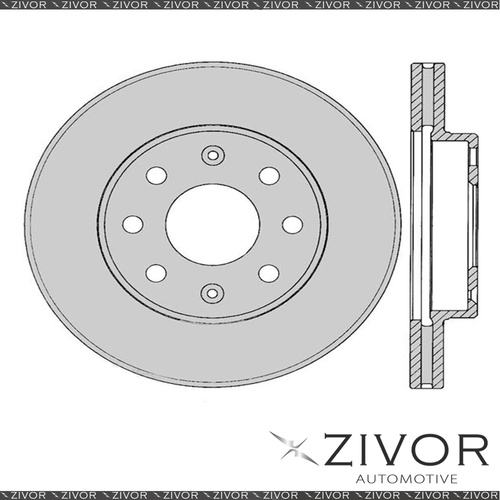 2x PROTEX Rotors-Front For HOLDEN BARINA TK 2D Hatchback FWD 2005-2011 #DR12555