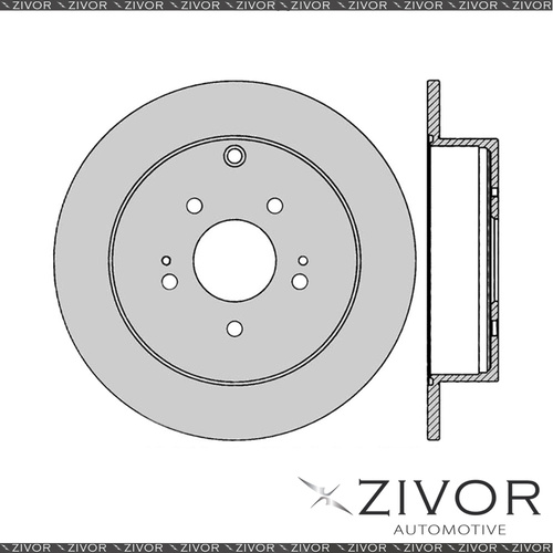 2x PROTEX Rotors - Rear For MITSUBISHI GRANDIS BA 4D Wgn FWD 2004 - 2010 DR12650