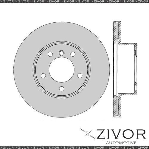 2x PROTEX Rotors - Front For BMW 325i E92 2D Cpe RWD 2006 - 2010 #DR12652