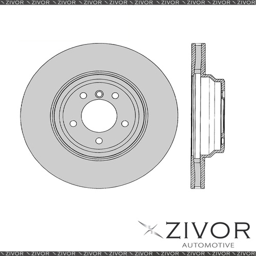 2x PROTEX Rotors - Front For BMW 335i E93 2D Conv RWD 2006 - 2010 #DR12753