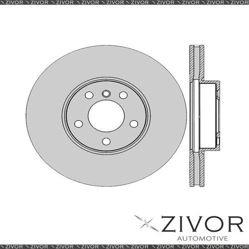 2x PROTEX Rotors - Front For BMW X5 F15 4D SUV RWD 2013 - 2014 #DR12777