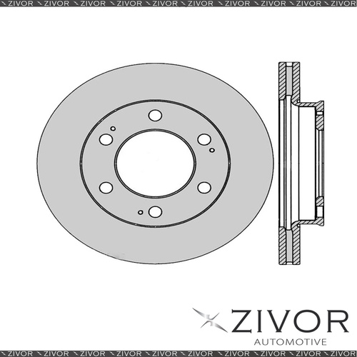 2x PROTEX Rotors-Front For SSANGYONG REXTON Y200 4D SUV 4WD 2003-2013 #DR12782